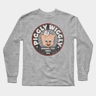 Cracked Piggly Wiggly Long Sleeve T-Shirt